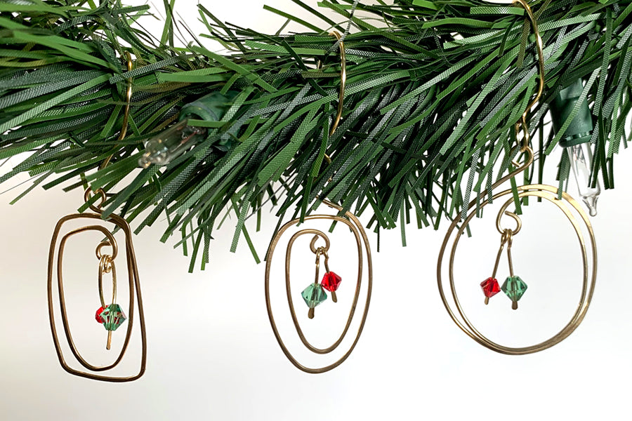 Christmas Wire Tree Ornaments