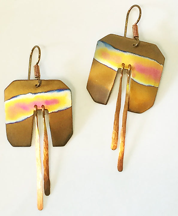 Brown Earth Core Earrings