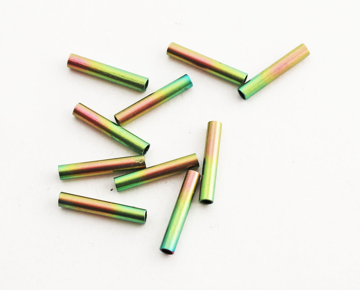 Chartreuse-Myst Bugle Beads
